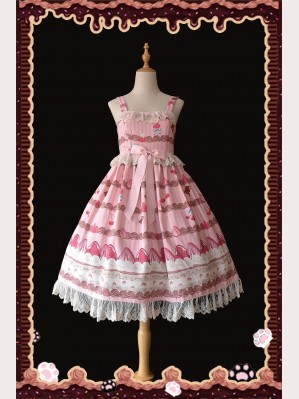 Infanta Crepe Cake Sweet Lolita Fashion Dress JSK